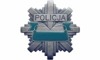 obraz kolorowy, odznaka policji